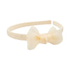 Alice Headband | Chiffon Bow Buttercup