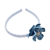 Alice Headband | Denim Flower