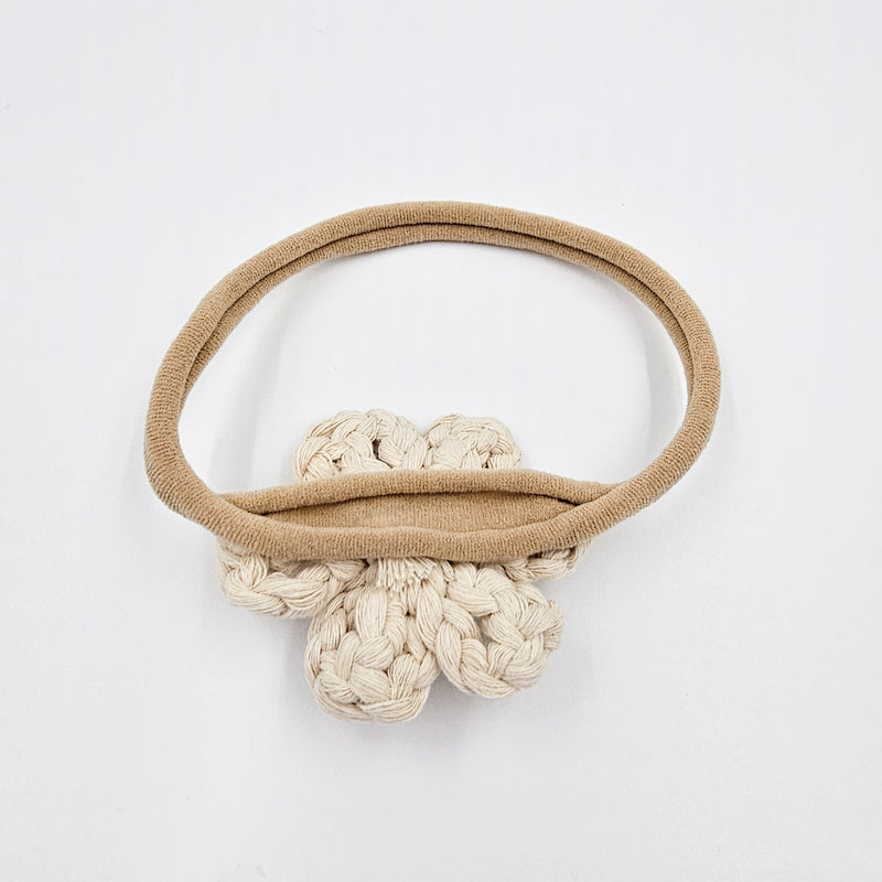 Boho Crochet Flower Baby Headband