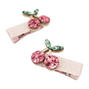Shimmer Cherry Duck Hair Clips
