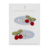 Crochet Hair Clip | Cherry