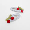 Crochet Hair Clip | Cherry