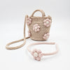 Crochet Puff Daisy Toddler Bag