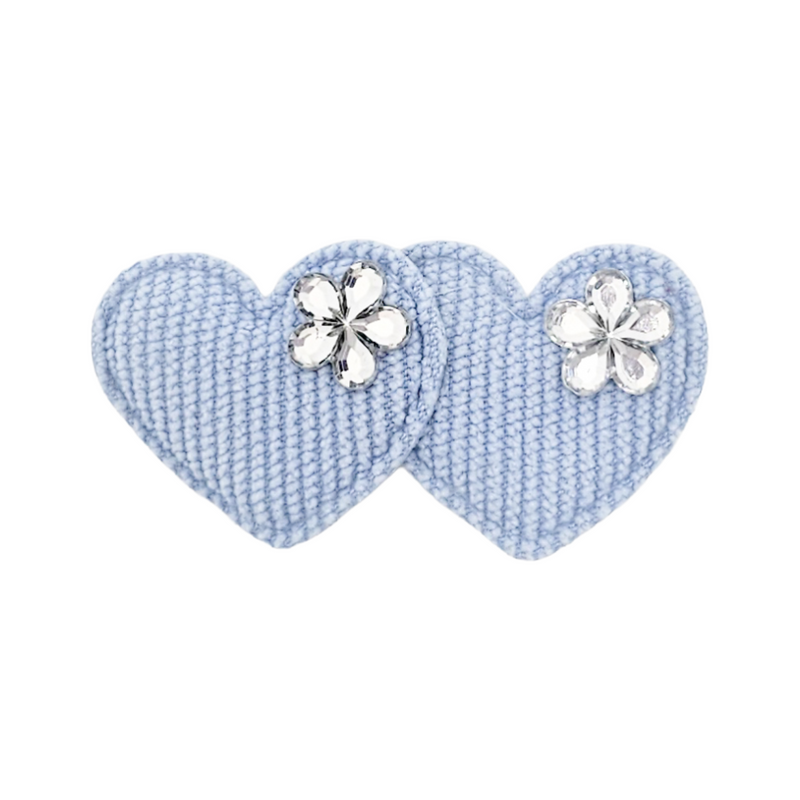 Jewel Heart Duck Hair Clip