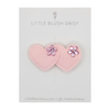 Jewel Heart Duck Hair Clip