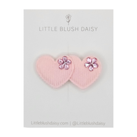 Jewel Heart Duck Hair Clip