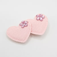 Jewel Heart Duck Hair Clip