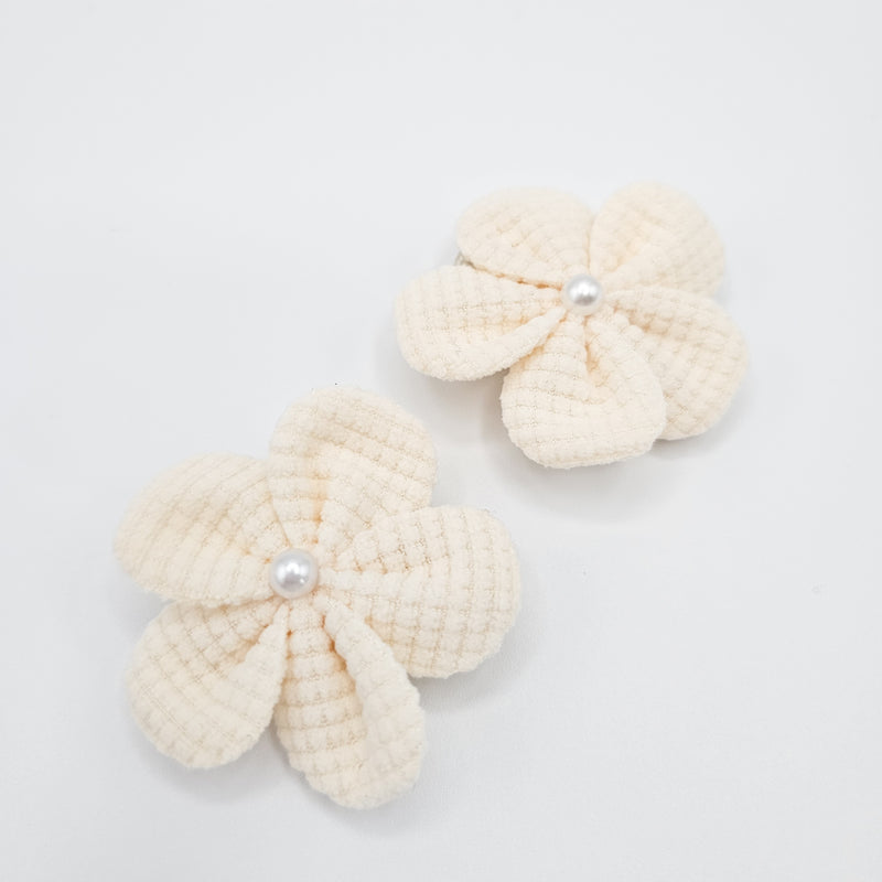 Hair Clip | Mallow Flower