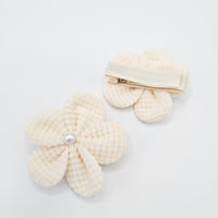 Hair Clip | Mallow Flower