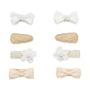 Mini Neutral Hair Clip Set Multipack