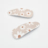 Boho Daisy Snap Hair Clips