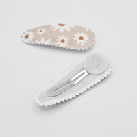 Boho Daisy Snap Hair Clips