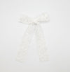 Fable Bow | Floral Lace White