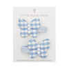 Pearl Gingham Butterfly Duck Hair Clip