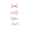 Mini Pink Hair Clip Set Multipack