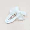 Ditsy Tulle Bow Crochet Hair Clip