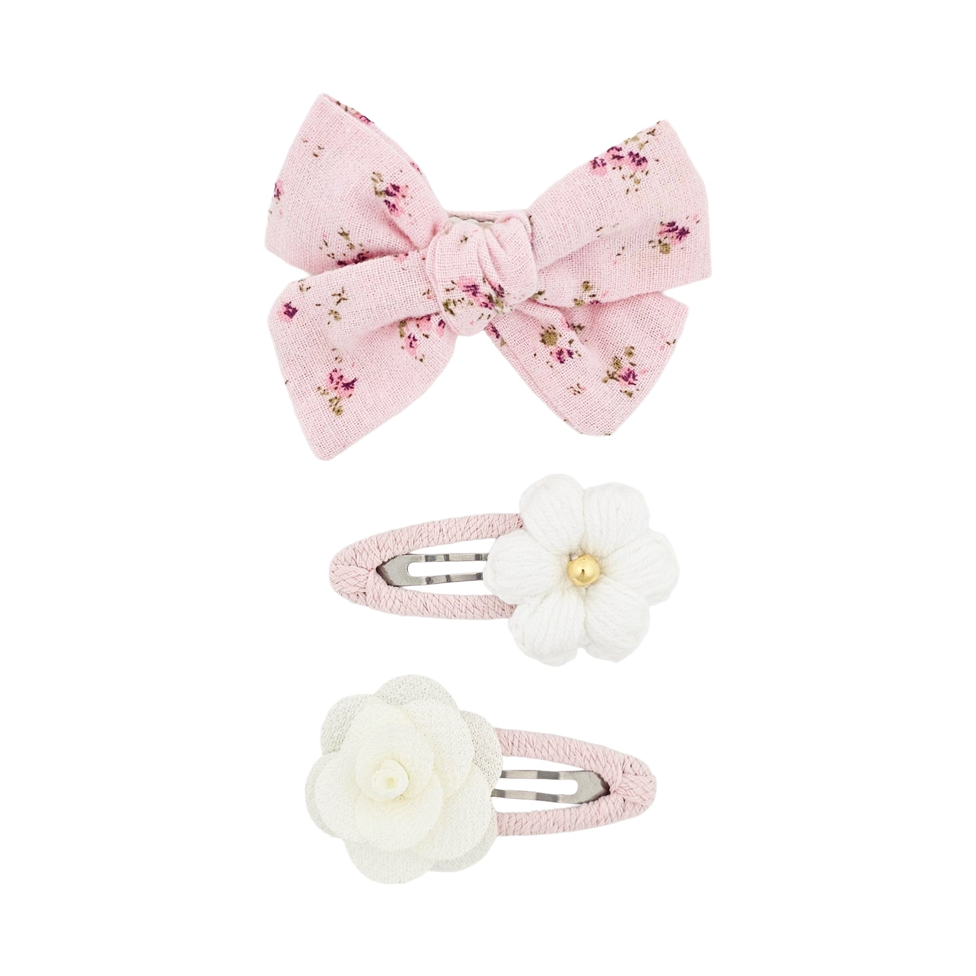 Vintage Floral Hair clip Set
