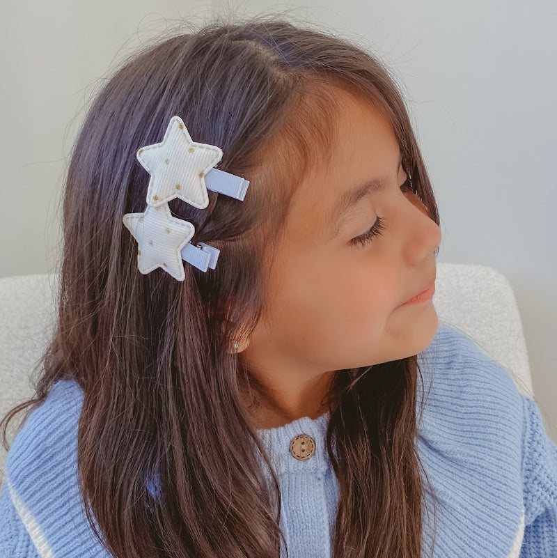 Fully Lined Hair Clip | Star