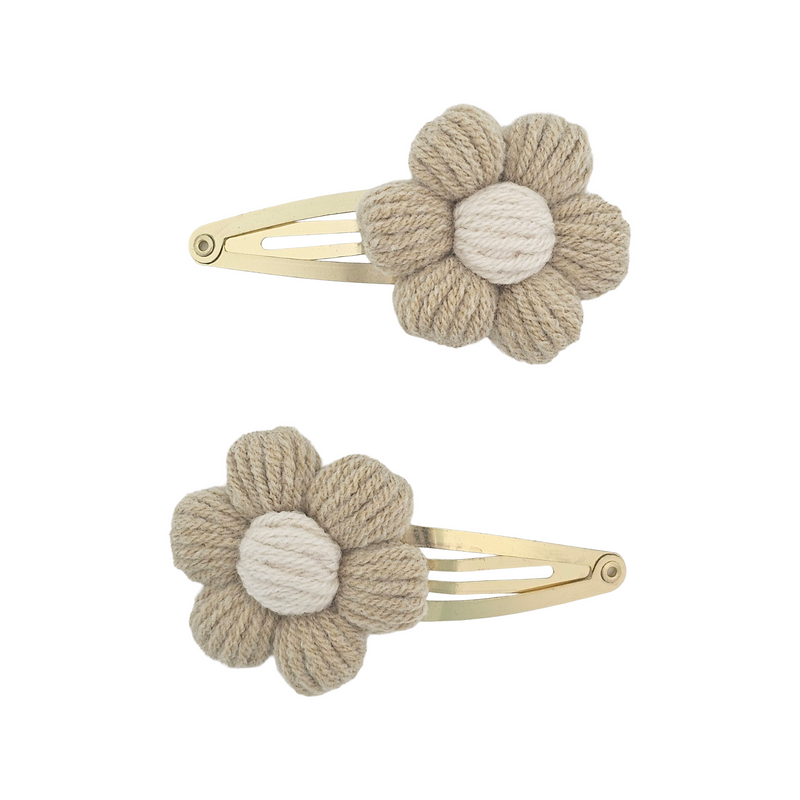 Crochet Hair Clip | Puff Daisy