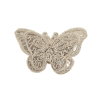 Fully Lined Hair Clip | Lace Fairy Butterfly