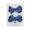 Navy Grossgrain Ribbon Bows