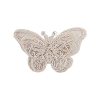 Fully Lined Hair Clip | Lace Fairy Butterfly
