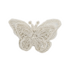 Fully Lined Hair Clip | Lace Fairy Butterfly